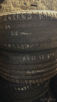 Letní sada pneu 245/45 R19 - 2