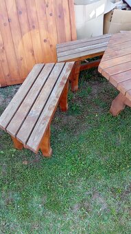 Prodám zahradní stůl a lavice - 2