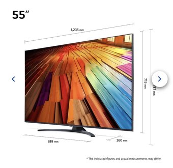 Televize LG55UT81006LA v záruce - 2