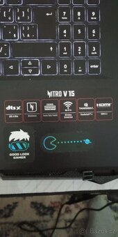 Acer Nitro V15 s rtx 4050 6gb gddr6 záruka 23 měsíců - 2