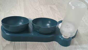 Set misek na granule i vodu pro kocky ci male psy - 2