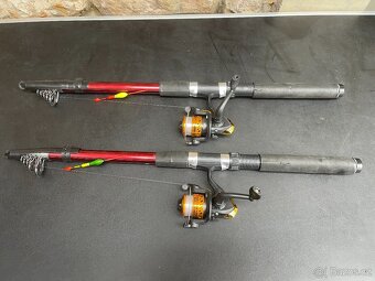 Sada na plavanou. Prut 3.6m Hunter pro, navijak serie 2000 - 2