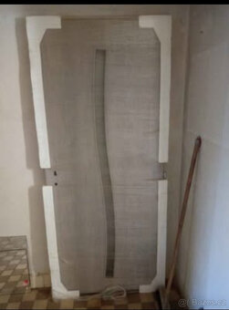 2x Interiérové dveře 80cm L - Solodoor včetně obložek a ková - 2