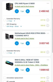 Zaklad PC (MB+CPU+RAM) - Ryzen 5600, 16GB RAM - 2