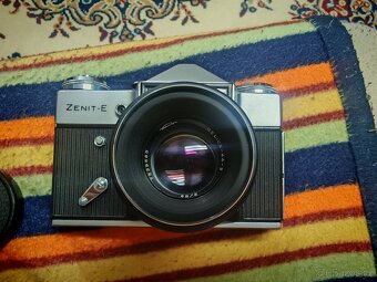Zenit-E + Industar-50-2 – plně funkční, pěkný stav - 2