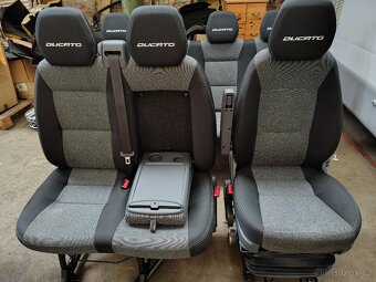 Sedačky, sedadla Fiat Ducato, Citroen Jumper, Peugeot Boxer - 2