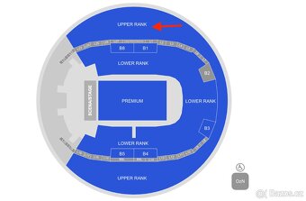 CS2 IEM Kraków 2026 2 lístky Sobota Upper Rank - 2