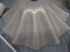 SUKÝNKA BÍLÁ VZOR BÉŽOVÁ SÍŤKA 44. - 2