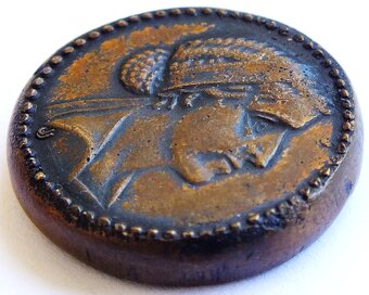 Starověký Egypt,KleopatraVII.,1.stol.př.n.l.,bronz,novoražba - 2