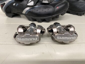 Pedály SHIMANO SPD PD-M520 a tretry velikost 40 - 2