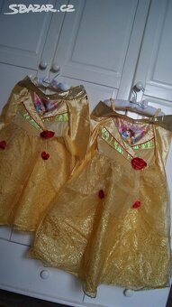 Šaty Disney Princess - Bella, vel.5-6 let - 2