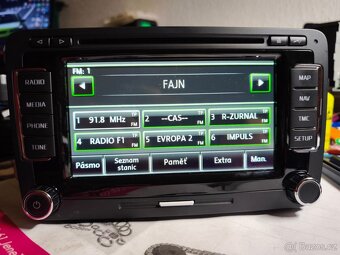Škoda Columbus RNS510 3T0035686N LED SSD DAB aktualizované n - 2