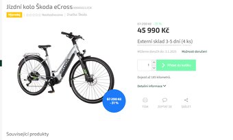prodám jízdní elektrokolo Škoda eCross SUPERIOR - Bike Fun - 2
