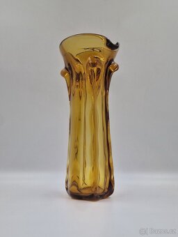 váza hutní sklo 29 cm - 2