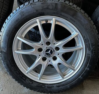 5x112 R16 6,5J ET49 Mercedes Benz + 205/55 R16 zimné - 2