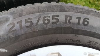 Zimní sada Renault pneu Michelin R16 215/65 98H + disky - 2