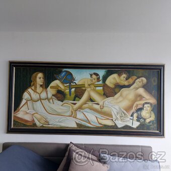 nádherná kopie obrazu Venuše a Mars - 2