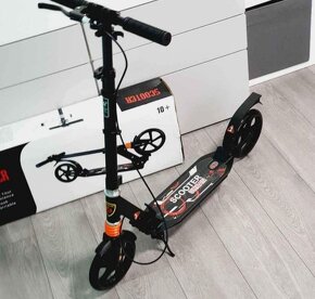 Skládací odpružená koloběžka pro mládež a dospělé - niva - 2