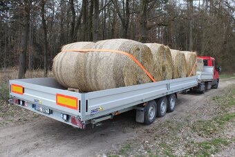 Doprava balíků sena a slámy - Rakovník - 2