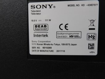 TV SONY - BRAVIA - 2