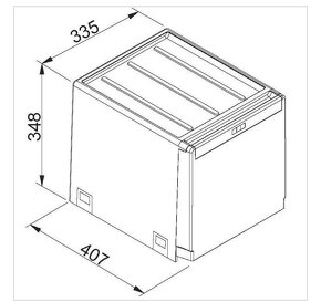 Odpadkový koš Franke Cube 40 - 2