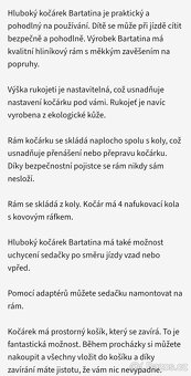 Kočárek Jedo Bartatina - 2