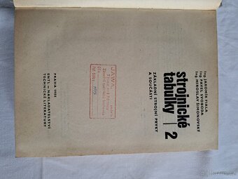 Strojnická tabulky - 2