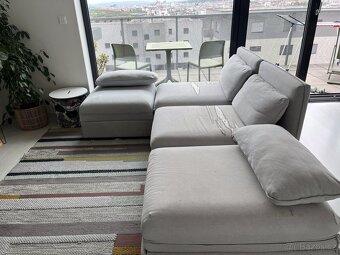 Prodám IKEA VALLENTUNA – modulový gauč, 4 díly, 2x lůžko, úl - 2