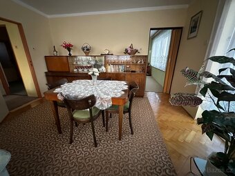 Starožitný rozkládací jídelní stůl vč. 4 židli - 2