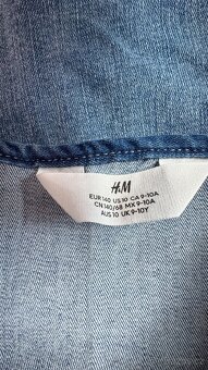 H&M džínové šaty 140 - 2