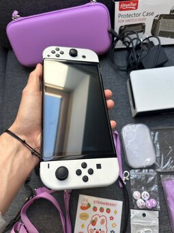 Nintendo switch OLED + bohaté příslušenství - 2