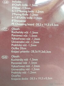 Prodám sadu kuchyňských nožů - NOVÁ NEPOUŽITÁ - 2