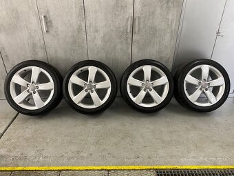Alu kola 5x112 R18 et 37. Originál Audi střed 66 - 2