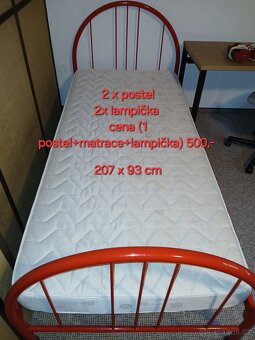 Železné postele s matracemi - 2