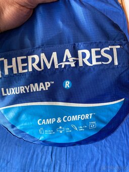 Thermarest LUXURYMAP Regular Poseidon Blue samonafukovací ka - 2