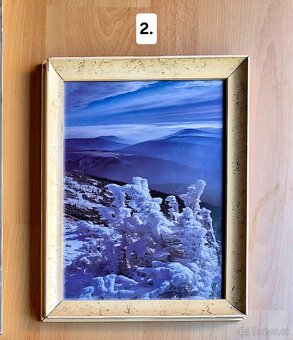 Obrazy zimní krajiny v horách - 2