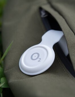 Lokalizační čip O2 tag pro Android 1ks, bílý + klíčenka - 2