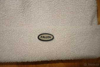 Béžová zimní dvojitá fleesová čepice vel.116/134 - 2