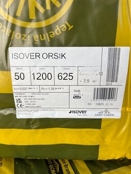 Skelná vata 3 balíky Isover 50mm - 2