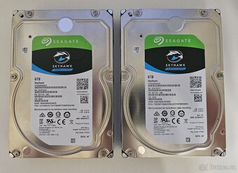 PRODÁM SADU 2x HDD SEAGATE SKYHAWK 6TB (SATA) - 2