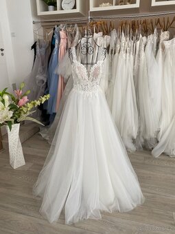 Svatební šaty vel.38-40 - 2