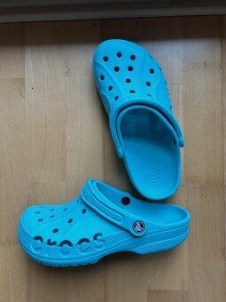 Crocs nové - světle tyrkysové - M7 W9 - 2