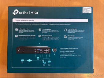 TP-LINK VIGI NVR1004H-4P 4 Ch POE Video Recorder - 2