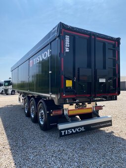 Sklápěcí návěs -Tisvol S3N 52m3 5680kg, Možnosť pronájmu - 2