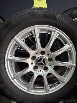 Alu kola Mercedes, R16 + zimní pneu 205/60 R16 - 2