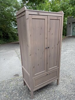 Šatní skříň IKEA Sundvik - šedohnědá - 2