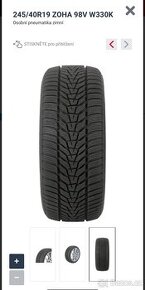 Prodám nové zimní pneu Hankook 245/40 R19 - 2
