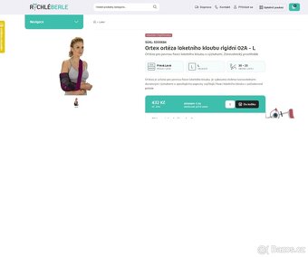 Ortéza loketního kloubu rigidní 02A - L - 2