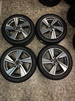 Nová alu kola Audi Q3,Q2 18" 5×112 + Bridgestone Turanza - 2