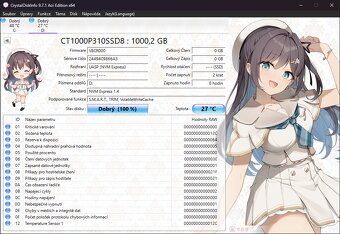 SSD Disk Crucial P310 1TB-M.2 Nvme - Ultra rychlý - Nový - 2